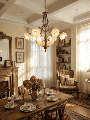 Nerina Brass Chandelier