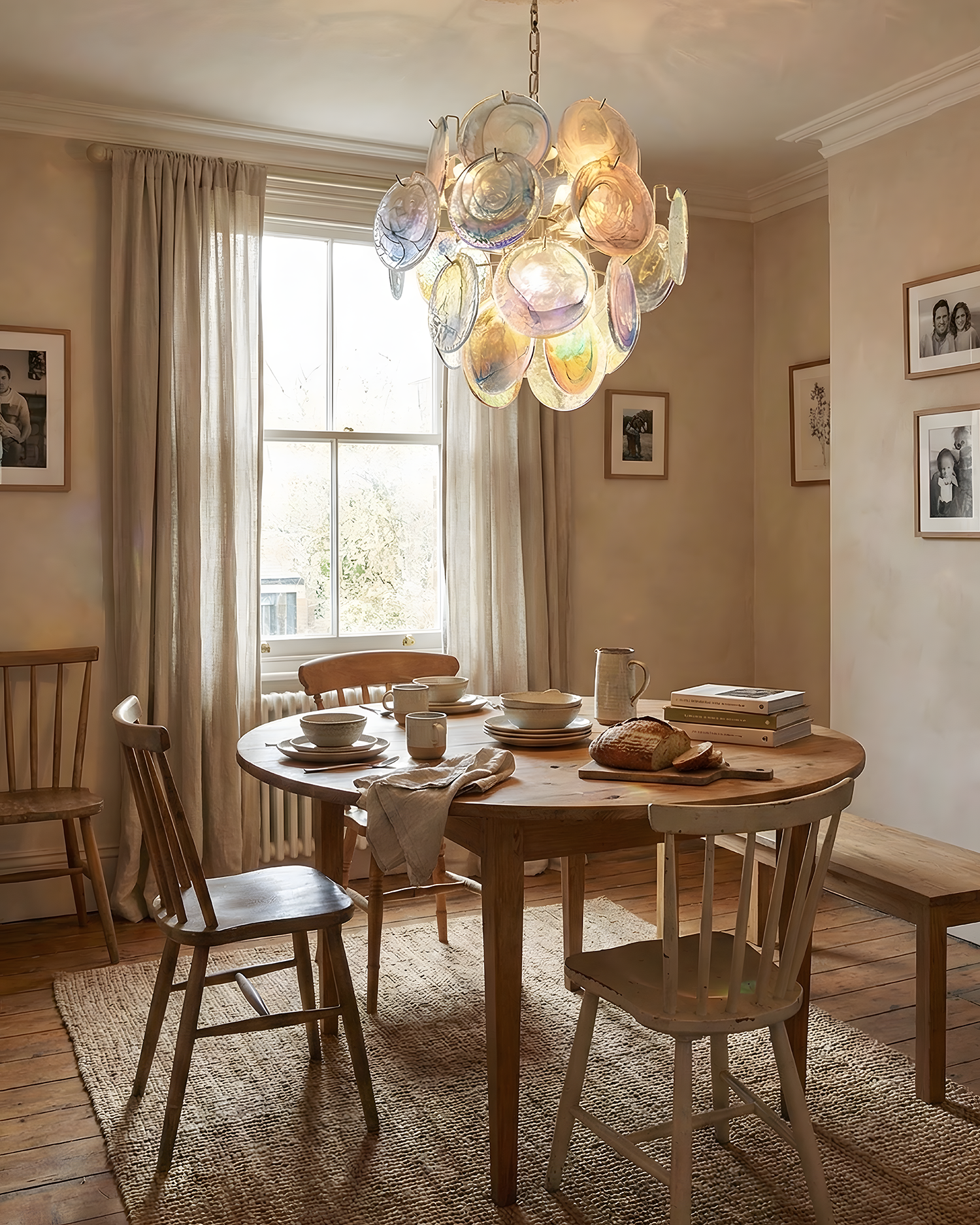 Neuvy Glass Chandelier