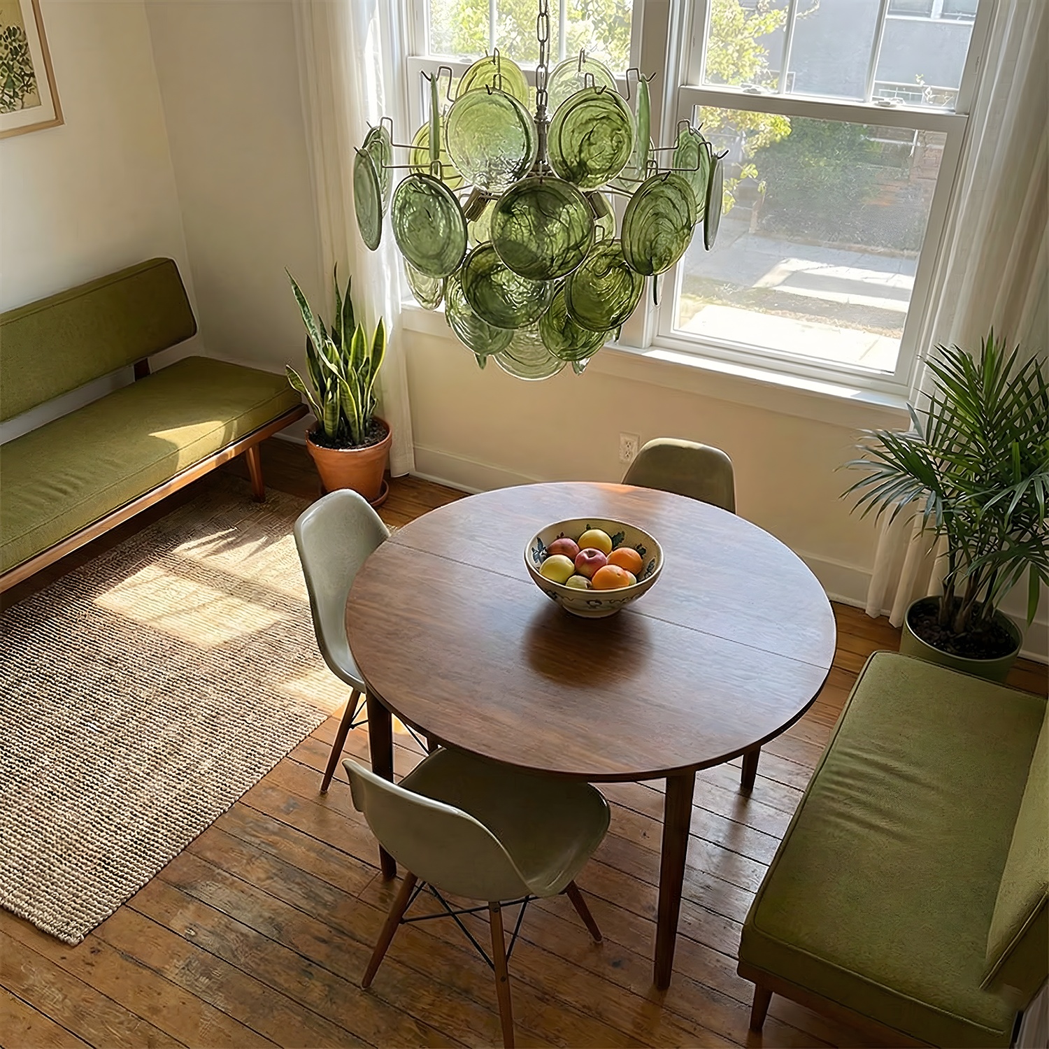 Neuvy Glass Chandelier