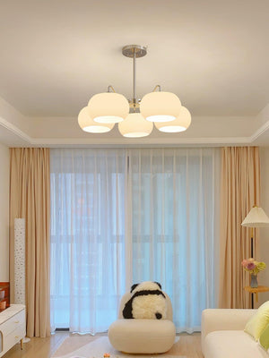 Nickel Persimmon Chandelier