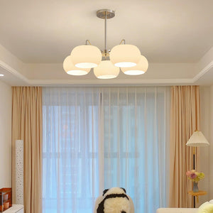 Nickel Persimmon Chandelier