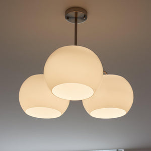 Nickel Persimmon Chandelier