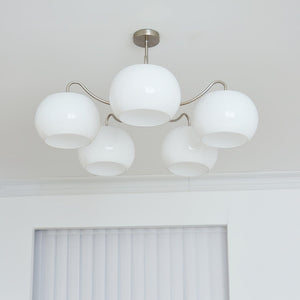 Nickel Persimmon Chandelier