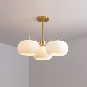 Nickel Persimmon Chandelier