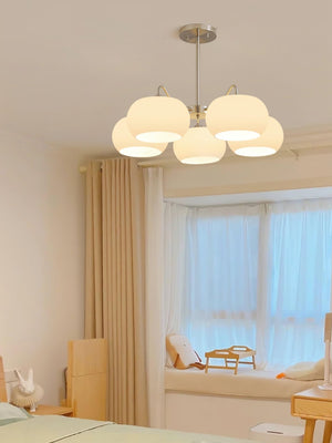 Nickel Persimmon Chandelier