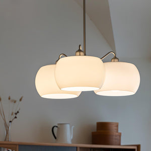Nickel Persimmon Chandelier