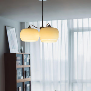 Nickel Persimmon Chandelier