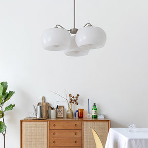Nickel Persimmon Chandelier