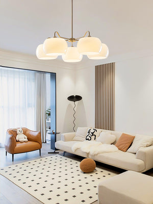 Nickel Persimmon Chandelier