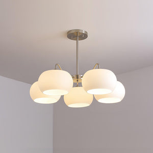 Nickel Persimmon Chandelier