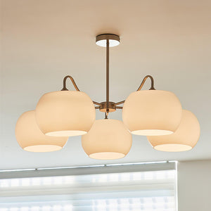 Nickel Persimmon Chandelier