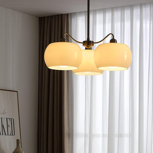 Nickel Persimmon Chandelier