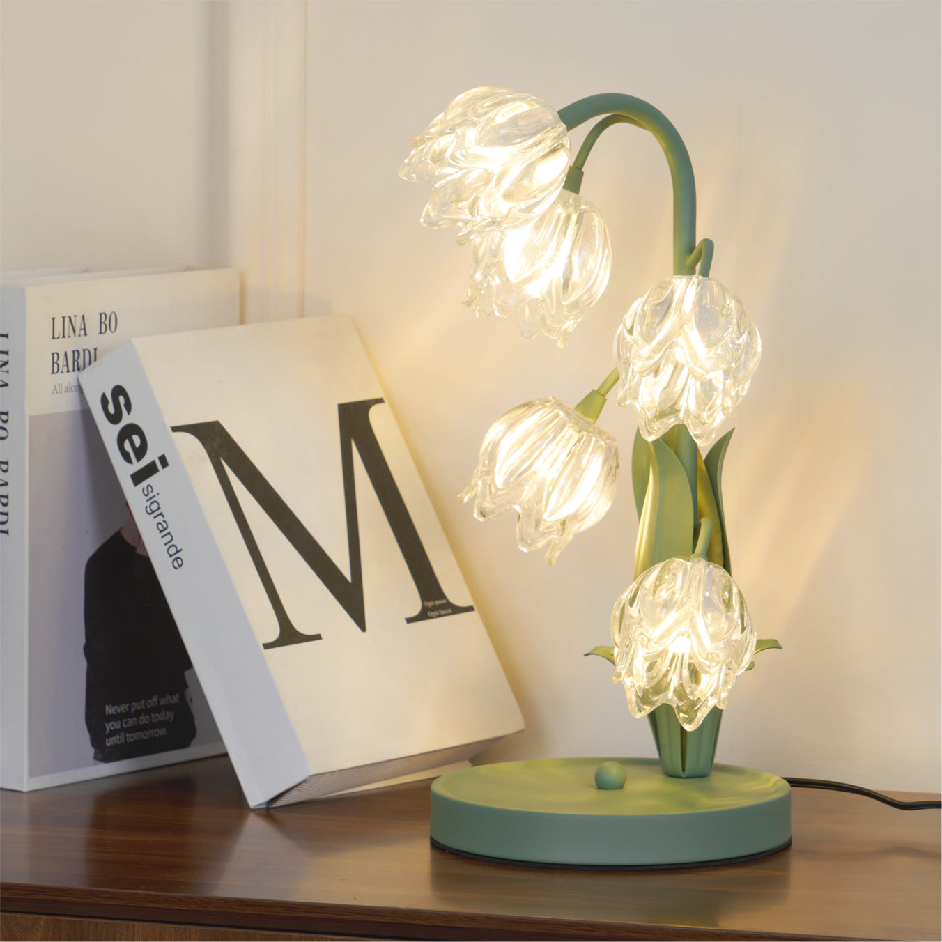 Niya Green Table Lamp