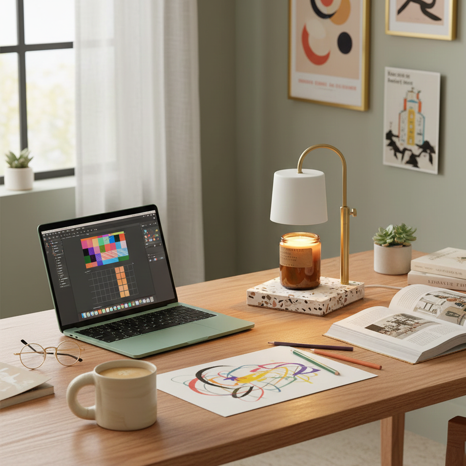 Lámpara calentadora de velas Nora 5.5″- 13.5″