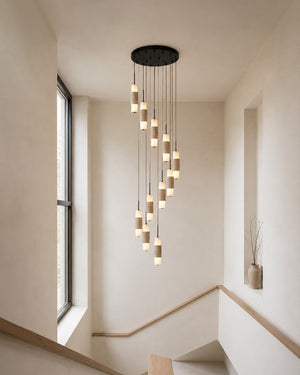 Noverian Travertine Chandelier