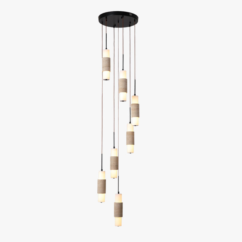 Noverian Travertine Chandelier