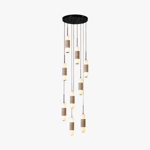 Noverian Travertine Chandelier
