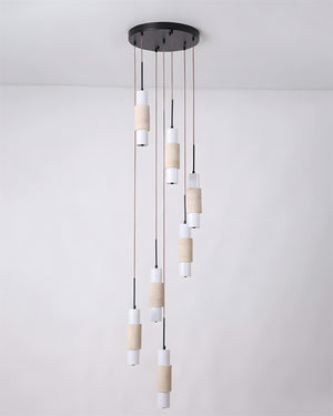 Noverian Travertine Chandelier