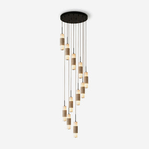 Noverian Travertine Chandelier