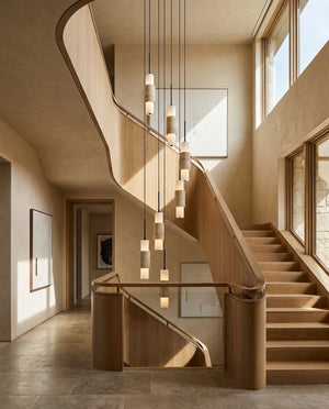 Noverian Travertine Chandelier