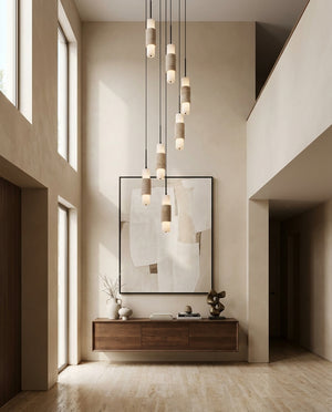 Noverian Travertine Chandelier