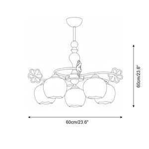Nuvafleur Chandelier