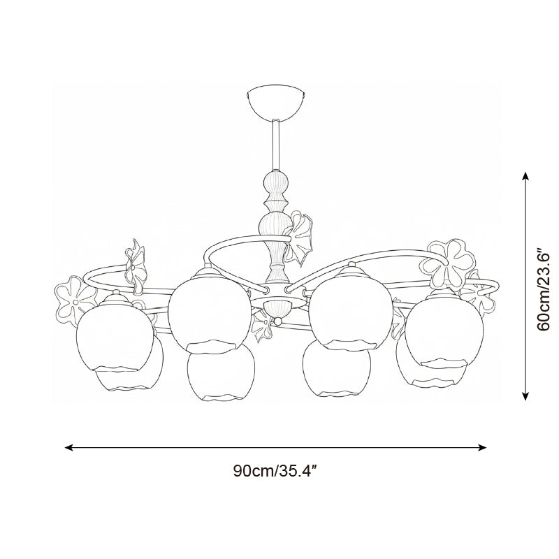Nuvafleur Chandelier