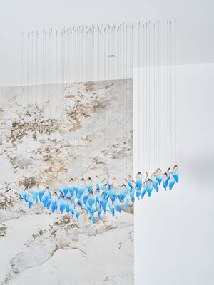 Ocean Drift Blown Glass Customize Chandelier