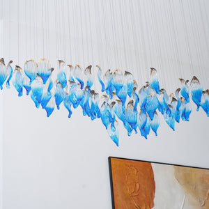 Ocean Drift Blown Glass Customize Chandelier