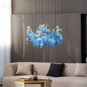 Ocean Drift Blown Glass Customize Chandelier