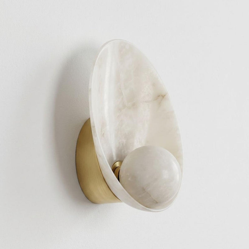 Olivia Alabaster Wall Sconce