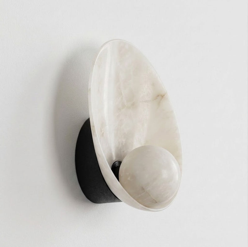 Olivia Alabaster Wall Sconce