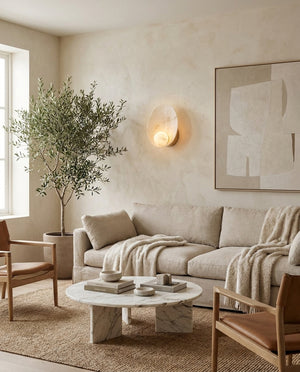 Olivia Alabaster Wall Sconce