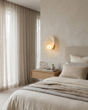Olivia Alabaster Wall Sconce