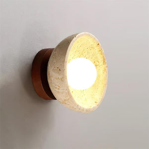 Ollina Travertine Wall Lamp