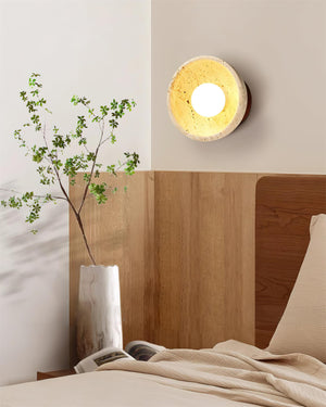 Ollina Travertine Wall Lamp