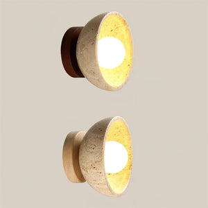 Ollina Travertine Wall Lamp