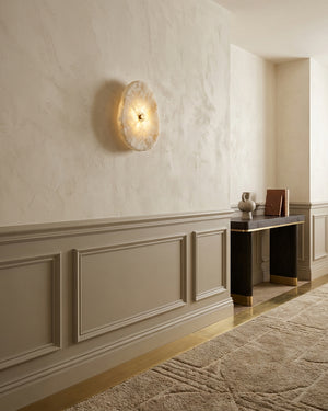 Onyvelle Alabaster Wall Sconce