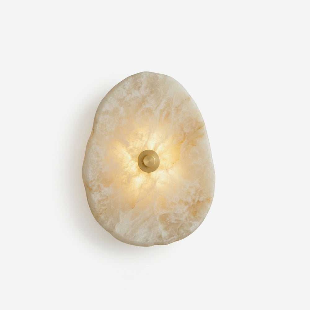 Onyvelle Alabaster Wall Sconce