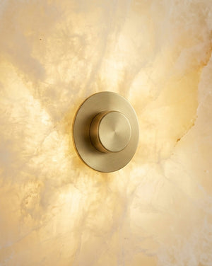 Onyvelle Alabaster Wall Sconce