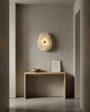 Onyvelle Alabaster Wall Sconce
