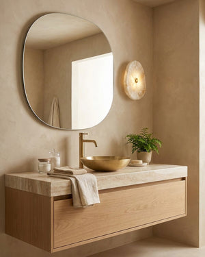 Onyvelle Alabaster Wall Sconce