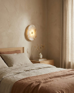 Onyvelle Alabaster Wall Sconce