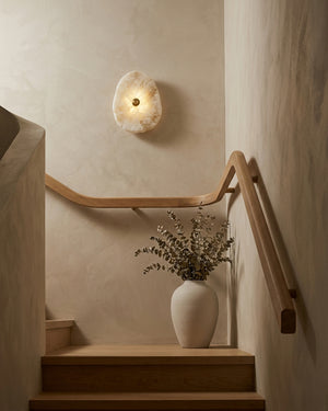 Onyvelle Alabaster Wall Sconce