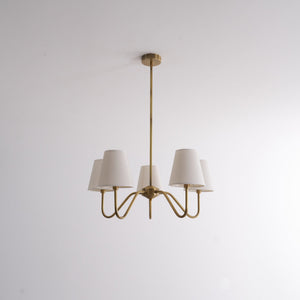 Opaluxe Brass Chandelier