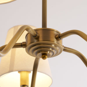 Opaluxe Brass Chandelier