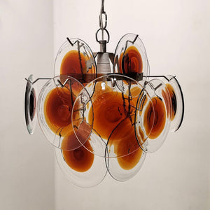 Vintage Murano-Style Glass Chandelier