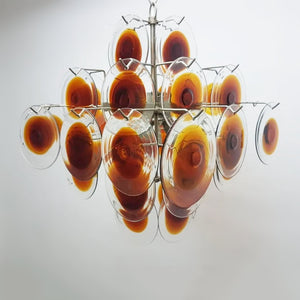 Vintage Murano-Style Glass Chandelier