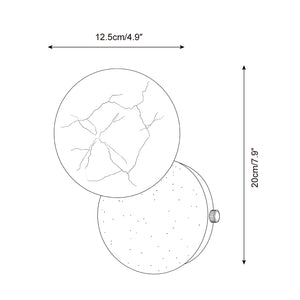 Orb Alabaster Wall Sconce