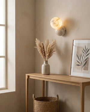 Orb Alabaster Wall Sconce